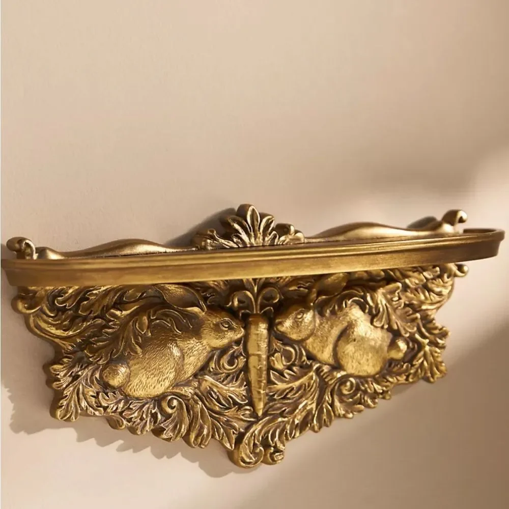 Anthropologie Wooded Manor Floating Shelf